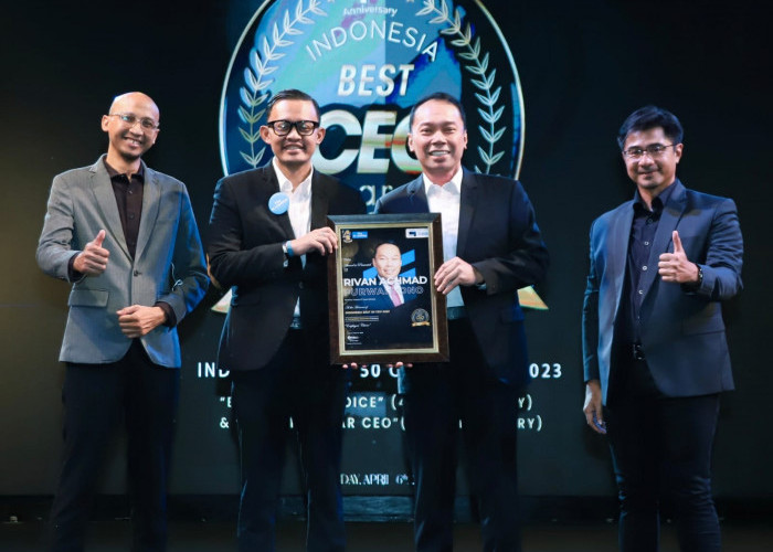  Rivan A. Purwantono Masuk Jajaran CEO Terbaik 2023 Versi The Iconomics