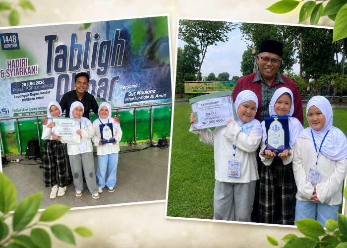 Siswa SD Islam Al Falah 2 Jambi Raih Juara I Lomba Nasyid FASI Tingkat Kota Jambi 2026