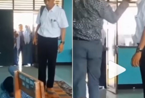 Video Viral Seorang Siswa Tampar Guru di Kelas, Selengkapnya Baca di Sini..