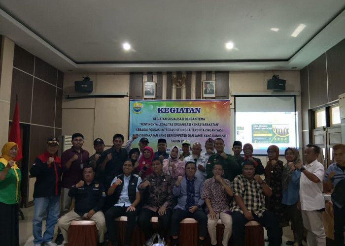 Kesbangpol Jambi Dorong Ormas Miliki Legalitas 
