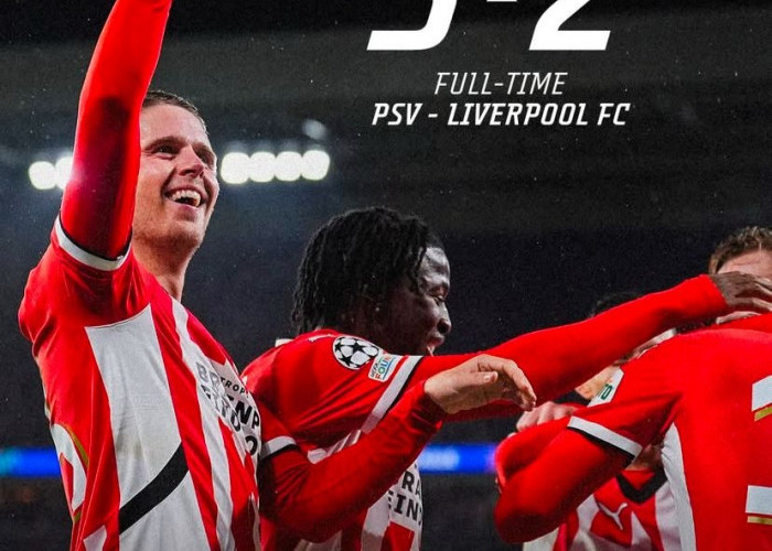  Coreng Rekor Liverpool, PSV Eindhoven Menang 3-2