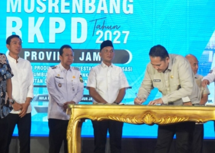 Tingkatkan Sinergi Pembangunan, Bupati M. Syukur Hadiri Musrenbang RKPD Provinsi Jambi 2027