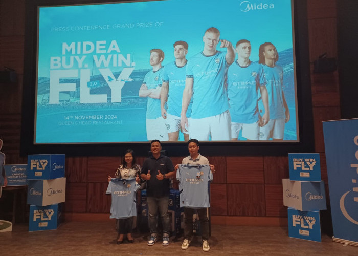 Midea Umumkan 3 Orang Pemenang Grand Prize of Midea Buy.Win.Fly 2.0 ke Inggris