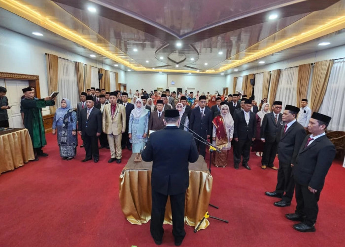 Kakanwil Mahbub Daryanto Lantik 41 Pejabat di Lingkup Kemenag Provinsi Jambi, Ini Nama-Namanya