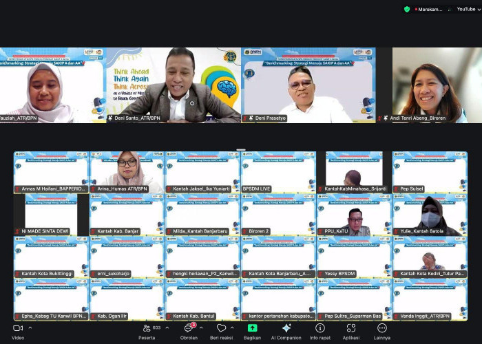 Kementerian ATR/BPN Dorong Capaian Skor SAKIP A demi Tingkatkan Tata Kelola dan Akuntabilitas