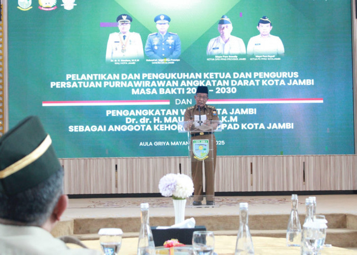 Hadiri Pelantikan Persatuan Purnawirawan Angkatan Darat, Wagub Sani Tekankan Menjaga Keutuhan NKRI