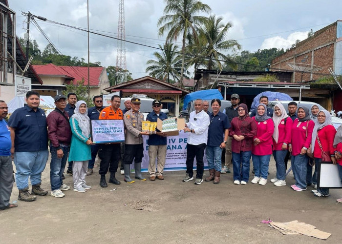 PTPN IV Regional 4 Turun dan Salurkan Bantuan Darurat  Korban Banjir dan Longsor 