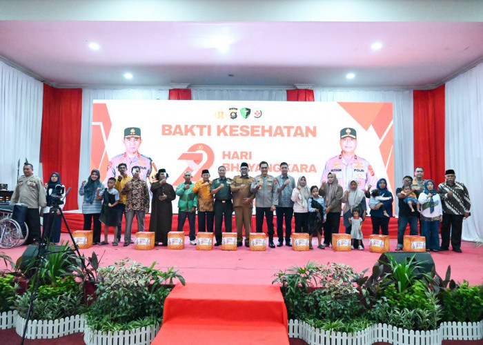 Dalam Rangka HUT Bhayangkara ke 79, Polda Gelar Bakti Kesehatan 