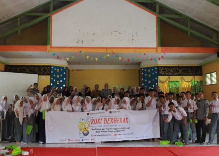 Kemenkumham Jambi Kunjungi SMKN 1 Batang Hari, Tingkatkan Pemahaman Perlindungan Hak Kekayaan Intelektual 