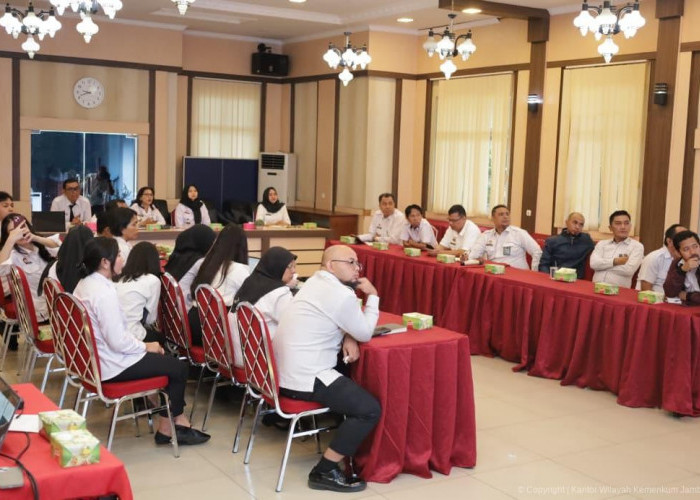 Rapat Finalisasi Persiapan Hari Pengayoman, Kanwil Kemenkum Jambi Fokus pada Kesiapan Teknis dan Publikasi