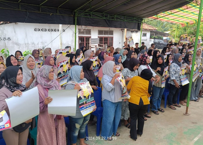 Suara Emak-Emak Hanya Untuk Agus Nazar, Jadi Tekad Tim Arimbi Tebo Ilir