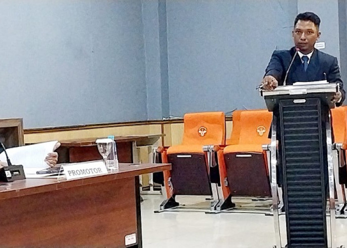 Inovasi Mampu Pertahankan Eksistensi Usaha Ala Muhammad Faiq Pada Ujian Promosi Doktor Ilmu Ekonomi FEB-UNJA