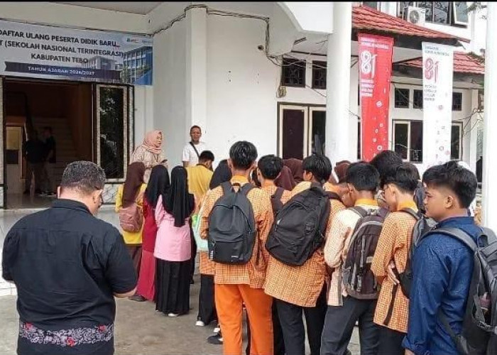 Sekolah Nasional Terintegrasi di Kabupaten Tebo Mulai Gelar Daftar Ulang Siswa