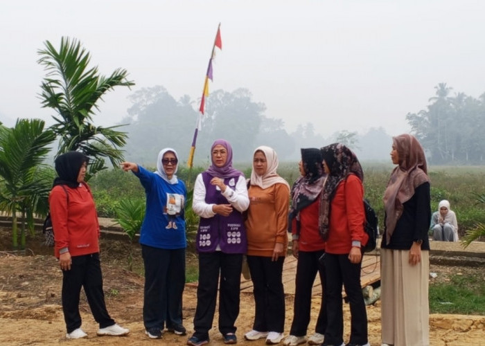 Lavita Syukur Tinjau Kesiapan HKG Ke-54 Kabupaten Merangin di Desa Tiangko