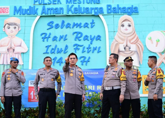 Cek Arus Mudik, Kapolda Jambi Pastikan Kelancaran di Wilayah Hukum Polda Jambi