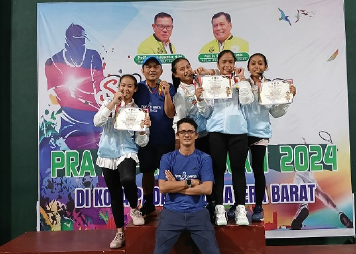 Tim Tenis Puteri Jambi Raih Juara 1 Pra-Popnas Wilayah 1 : Pastikan Diri Berlaga di Popnas 2025