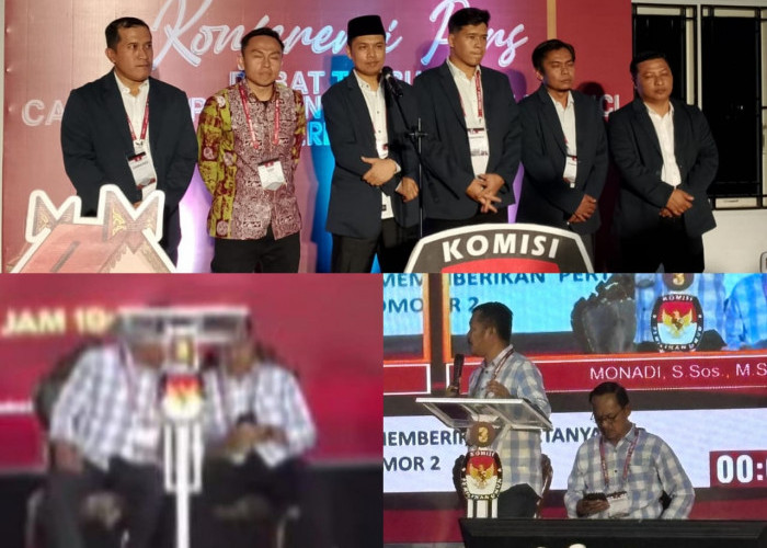 Ketahuan Main HP Saat Debat, Monadi dan Murison Ditindak KPU dan Bawaslu 