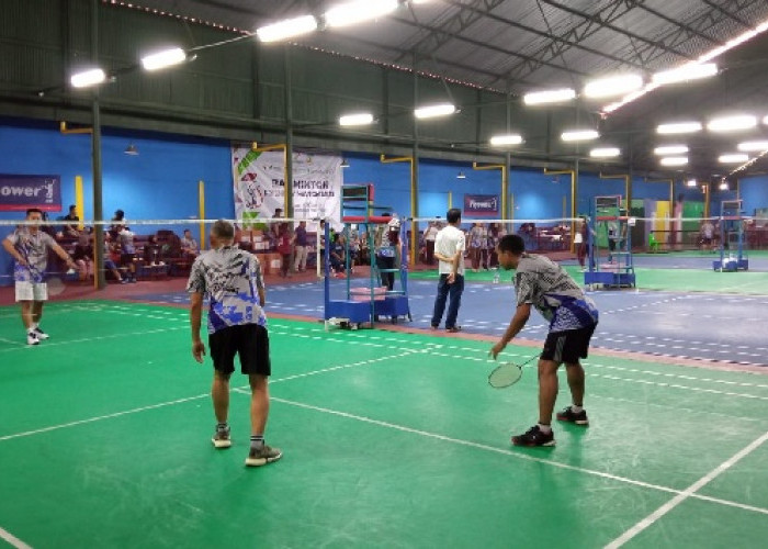 80 Peserta Ikuti Badminton Freindly Match 2023 SKK Migas - K3S Jambi 