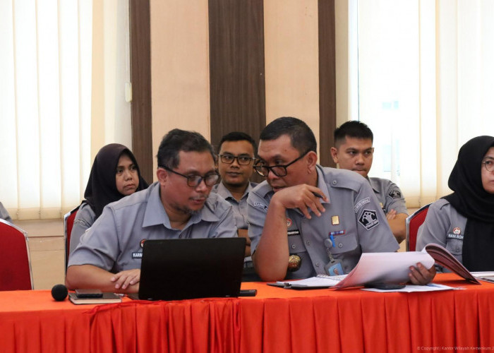 Perkuat Capaian RB dan SAKIP, Kanwil Kemenkum Jambi Gelar Rapat Pengelolaan Kinerja B06
