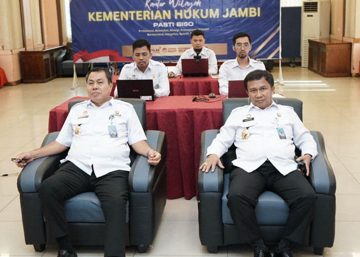 Tiga Pegawai Kanwil Kemenkum Jambi Ikuti Ujian Penyesuaian Ijazah dan Ujian Dinas 2026