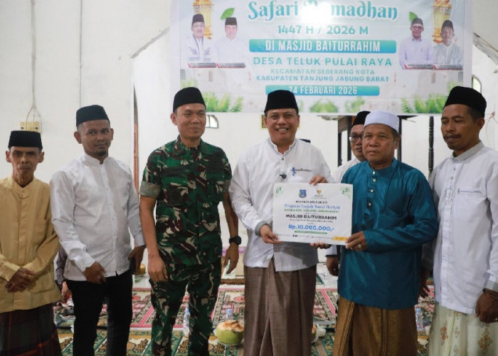 Pemkab Tanjabbar Gelar Safari Ramadan di Masjid Baiturrahim Seberang Kota