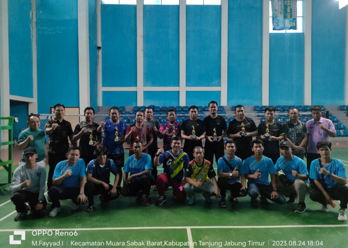 Turnamen Badminton Antar OPD dan Instansi Vertikal Selesai