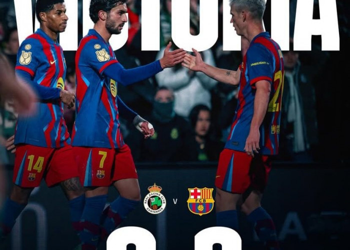 Hajar Racing Santander 2-0, Barcelona Tembus Perempat Final Copa del Rey