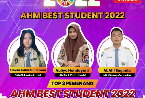 Top 3 Pemenang Kompetisi AHM Best Student Regional Jambi 2022 