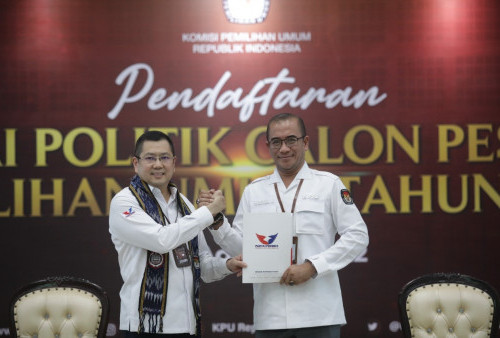 Pimpin Pendaftaran Resmi ke KPU, Hary Tanoesoedibjo Targetkan Partai Perindo Raih 60 Kursi DPR RI