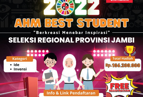 Rebut Hadiah Beasiswa Total Ratusan Juta Rupiah, Sinsen Gelar AHM Best Student Regional Jambi 2022 