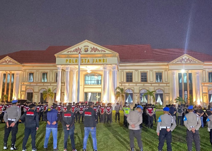Antisipasi Balap Liar dan tindak kriminalitas, 367 Personel Gabungan Disiagakan di Kota Jambi