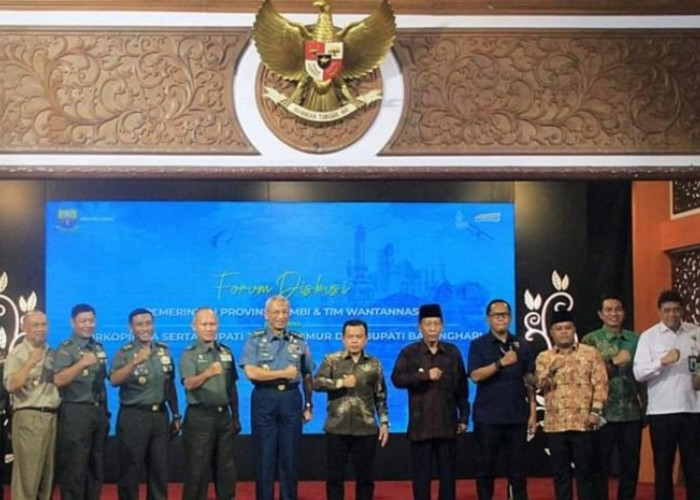 Wabup Tanjabtim Hadiri Forum Diskusi dengan Tim Wantannas di Jambi