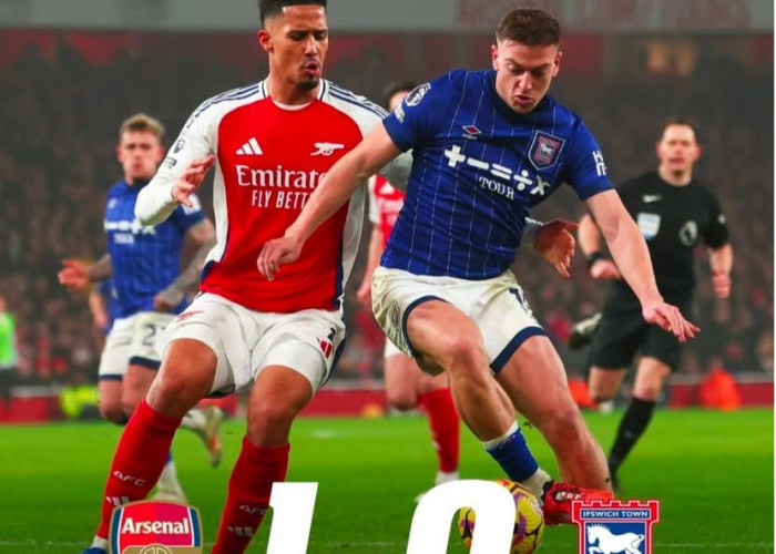 Pukul Ipswich Town 1-0, Arsenal Merangsek Urutan Kedua Klasemen Sementara