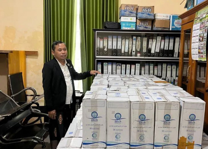 212 Dus Kemasan Air Zam Zam Jamaah Batang Hari Telah Tiba