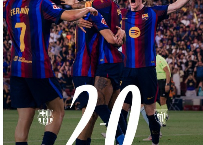 Bungkam Athletic Club 2-0, Barcelona Gusur Real Madrid di Puncak Klasemen 