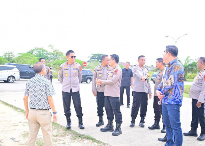 Kapolda Jambi Tinjau Lokasi Pembangunan Gerai Samsat Polres Muaro Jambi di Kawasan CRC