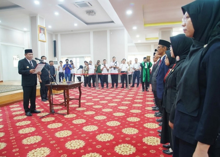 Bupati HM Toha Tohet Lantik 12 Pejabat di Lingkup Pemkab Muba, Berikut Nama-Namanya