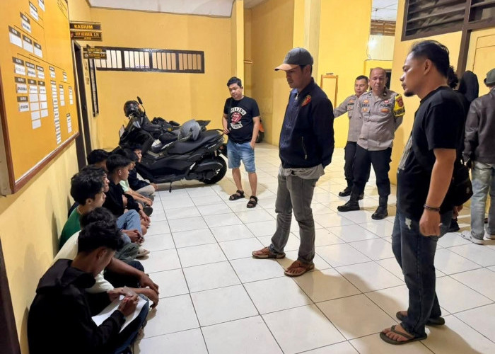 Reaksi Cepat Polisi, 13 Pemuda Diringkus Usai Pengeroyokan di Air Panas Baru Kerinci