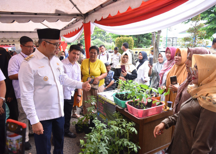 Wako Fasha Buka Gerakan Pangan Murah, Terpusat di Tugu Keris Siginjai Kota Jambi