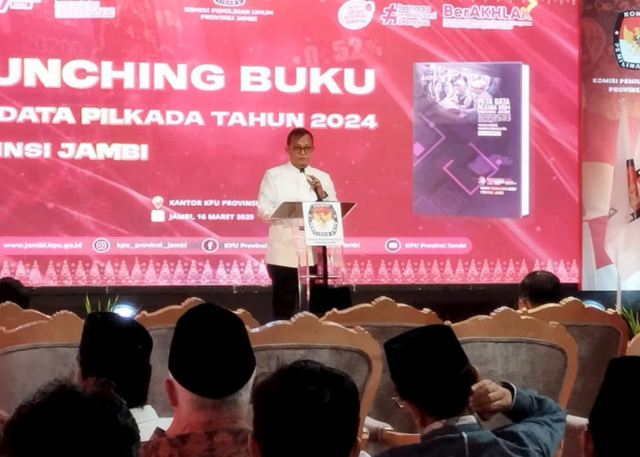 KPU Provinsi Jambi Launching Buku Peta Data Pilkada 2024