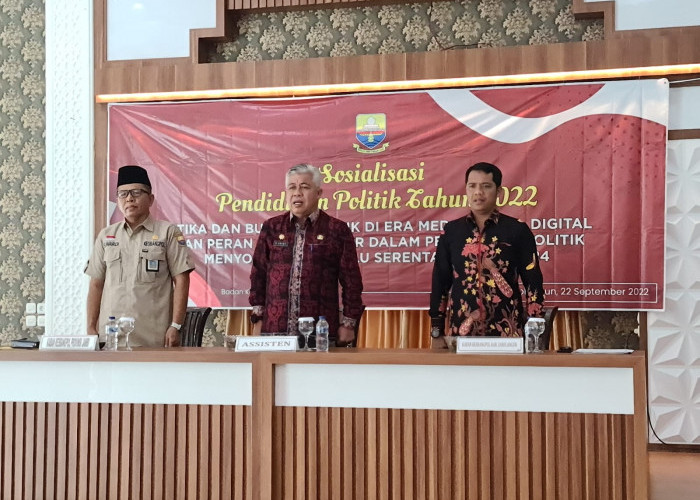 Lahirkan Pemilih Pemula Cerdas,  Bankesbangpol Gelar Sosialisasi di Kabupaten Sarolangun