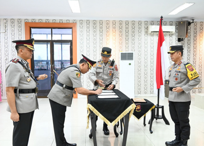 Kapolda Jambi Pimpin Sertijab Kapolres Tanjabtim dan Muaro Jambi