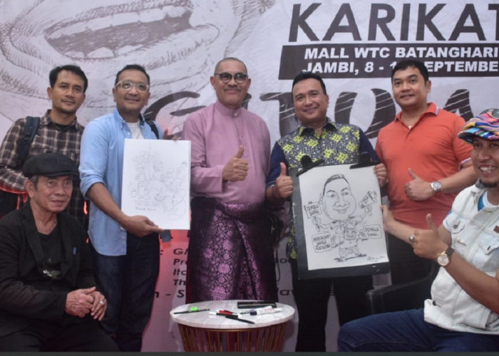 Pameran Usai, Ratusan Karya Karikatur Dihibahkan ke Taman Budaya Jambi