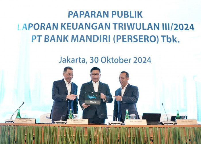 Dorong Ekonomi Nasional, Bank Mandiri Catat Penyaluran Kredit Rp 1.590 triliun di Kuartal III 2024