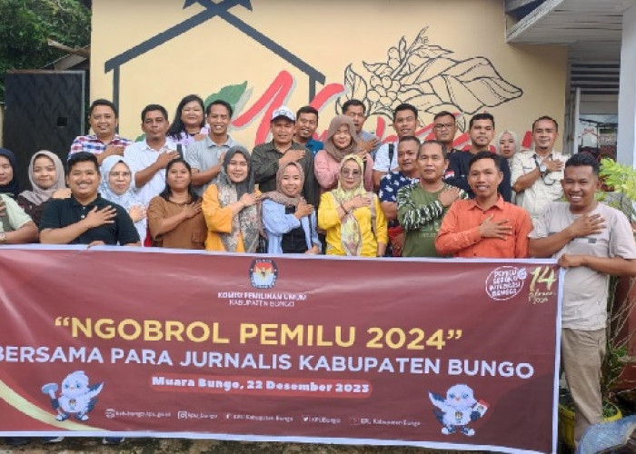 Sukseskan Pemilu 2024, KPU Bungo Ajak Kolaborasi Media Massa