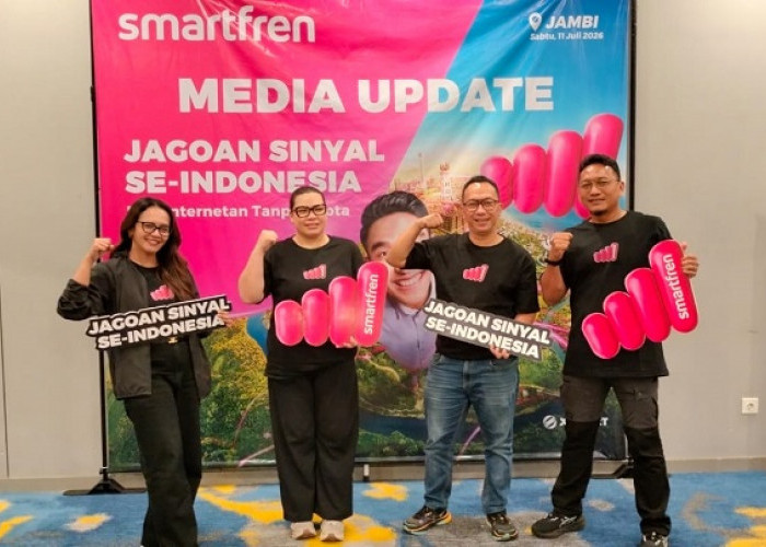 Smartfren Perkuat Jaringan di Jambi, Tambah Ribuan BTS untuk Wujudkan Sinyal Lebih Merata