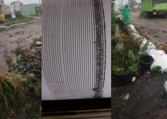 Waspada! PVMBG Deteksi Getaran Banjir Lahar Gunung Kerinci Amplitudo 3 mm