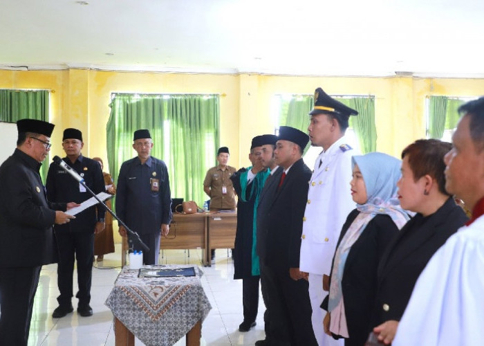 Wabup Katamso Lantik 5 Pejabat Dilingkup Pemkab Tanjabbar, Berikut Nama-Namanya