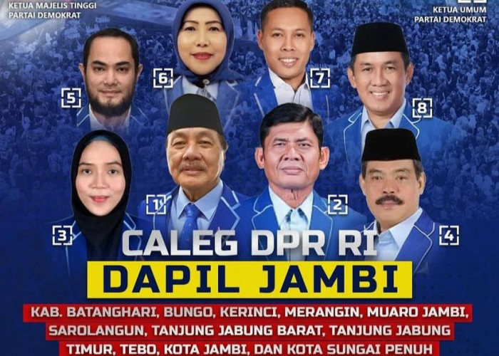 Data Real Count KPU, Iday, Syafril Nursal dan Zulfikar Kejar-Kejaran Untuk DPR RI Dapil Jambi Dari Demokrat