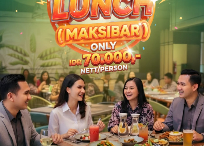 Nikmati Makan Siang Puas Tanpa Batas di Promo Spesial 10.10 Shocking Lunch (Maksibar) Hanya di Luminor Hotel